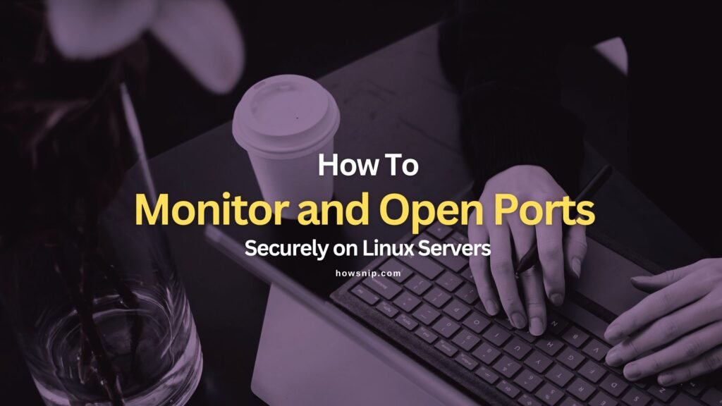How to Monitor and Open ports on Linux - howsnip