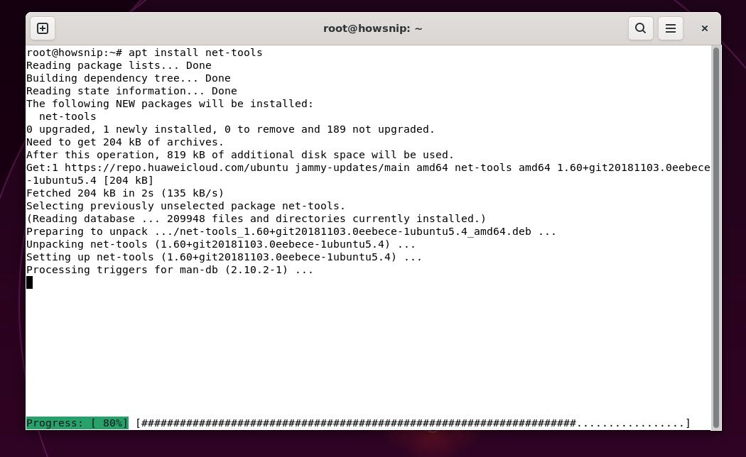 Net Tools Install - howsnip