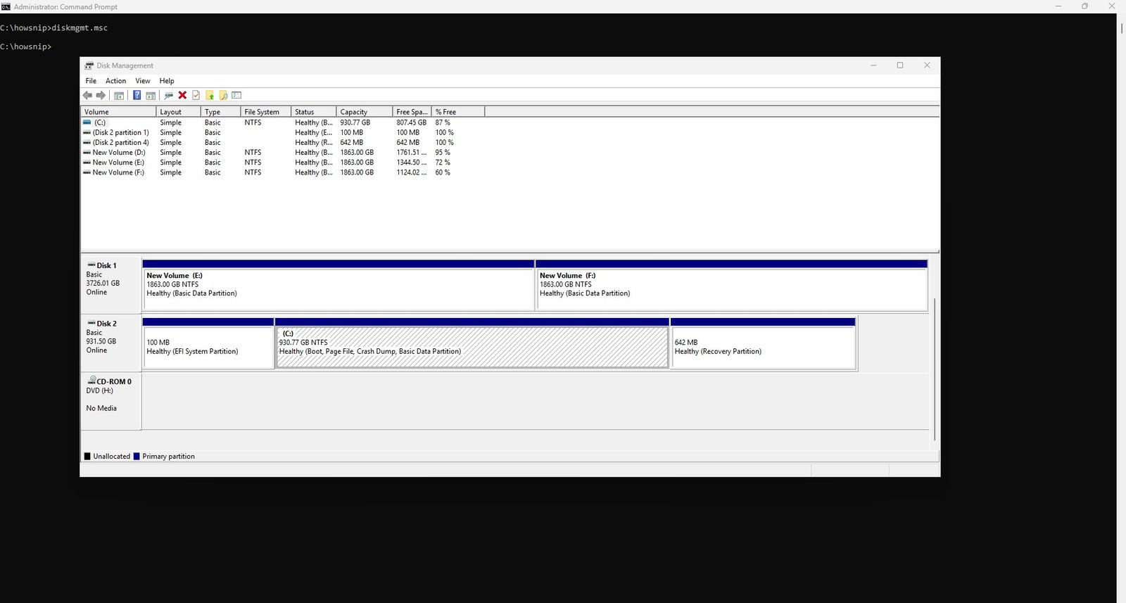 diskmgmt command - howsnip