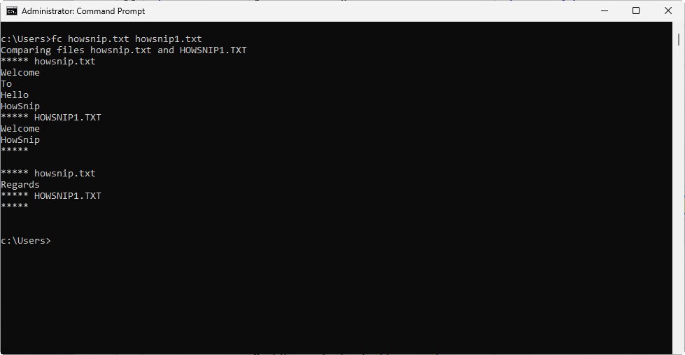 fc command - howsnip