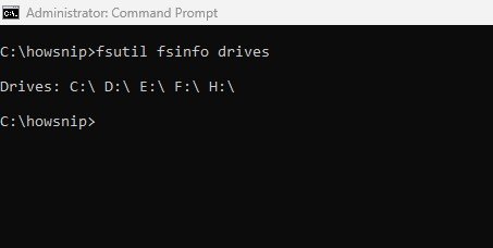 fsutil command - howsnip