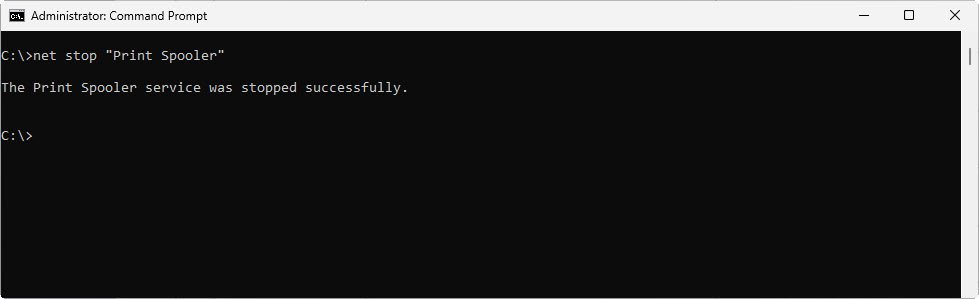 net stop command - howsnip