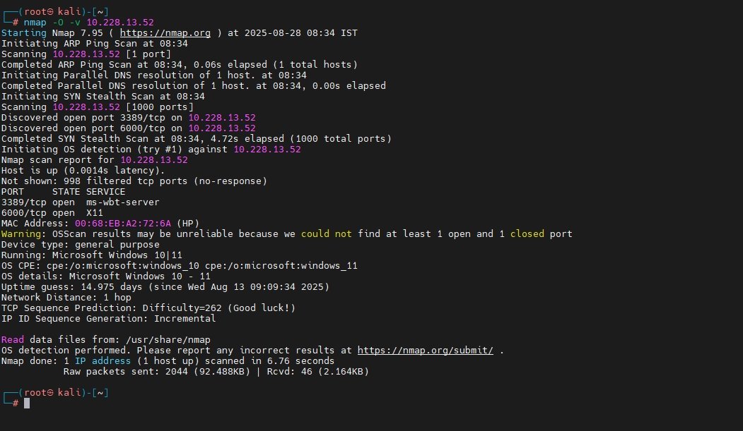 os detection howsnip