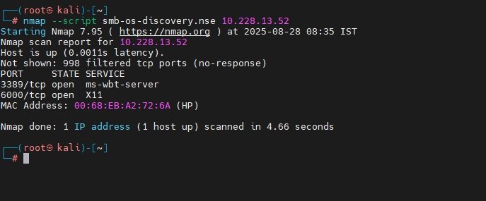 smb scan howsnip