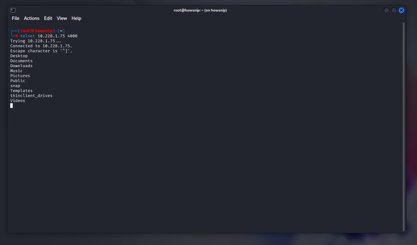 telnet check port - howsnip
