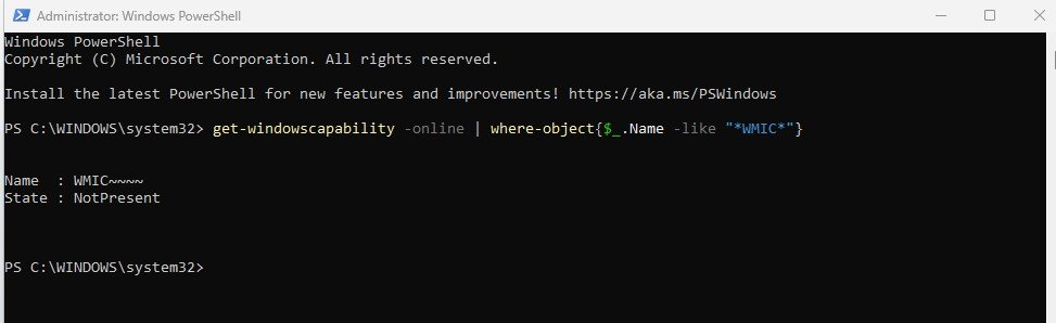 wmic compatibity check - howsnip