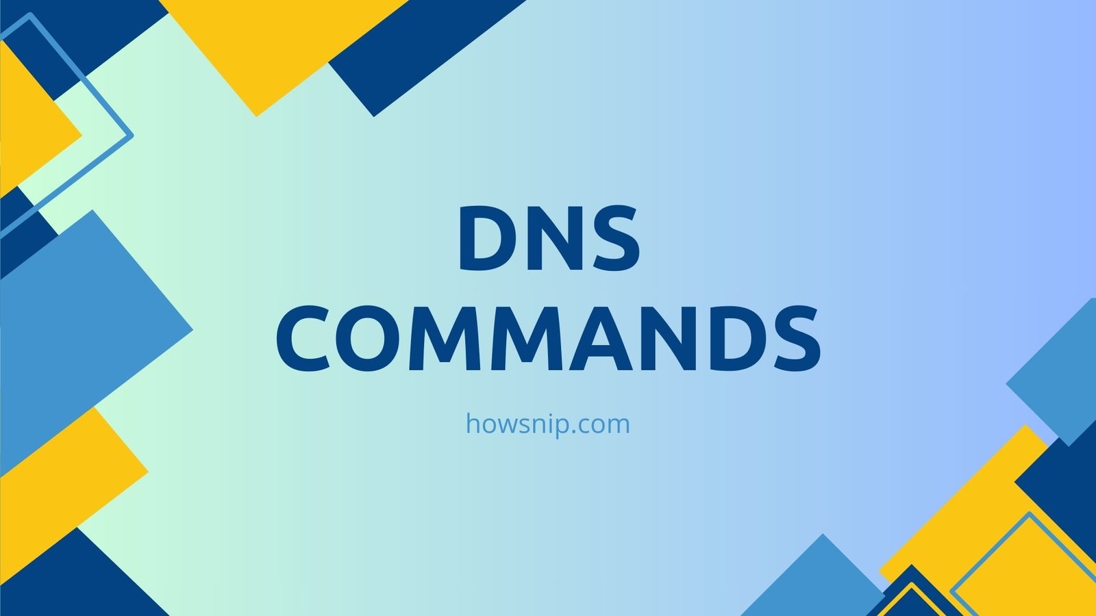 DNS Commands