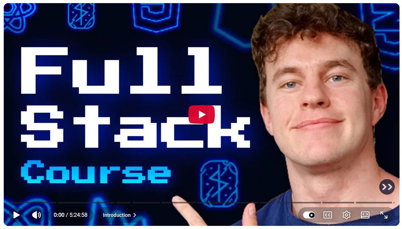 Full Stack Course - Build 4 Projects and Get Hired