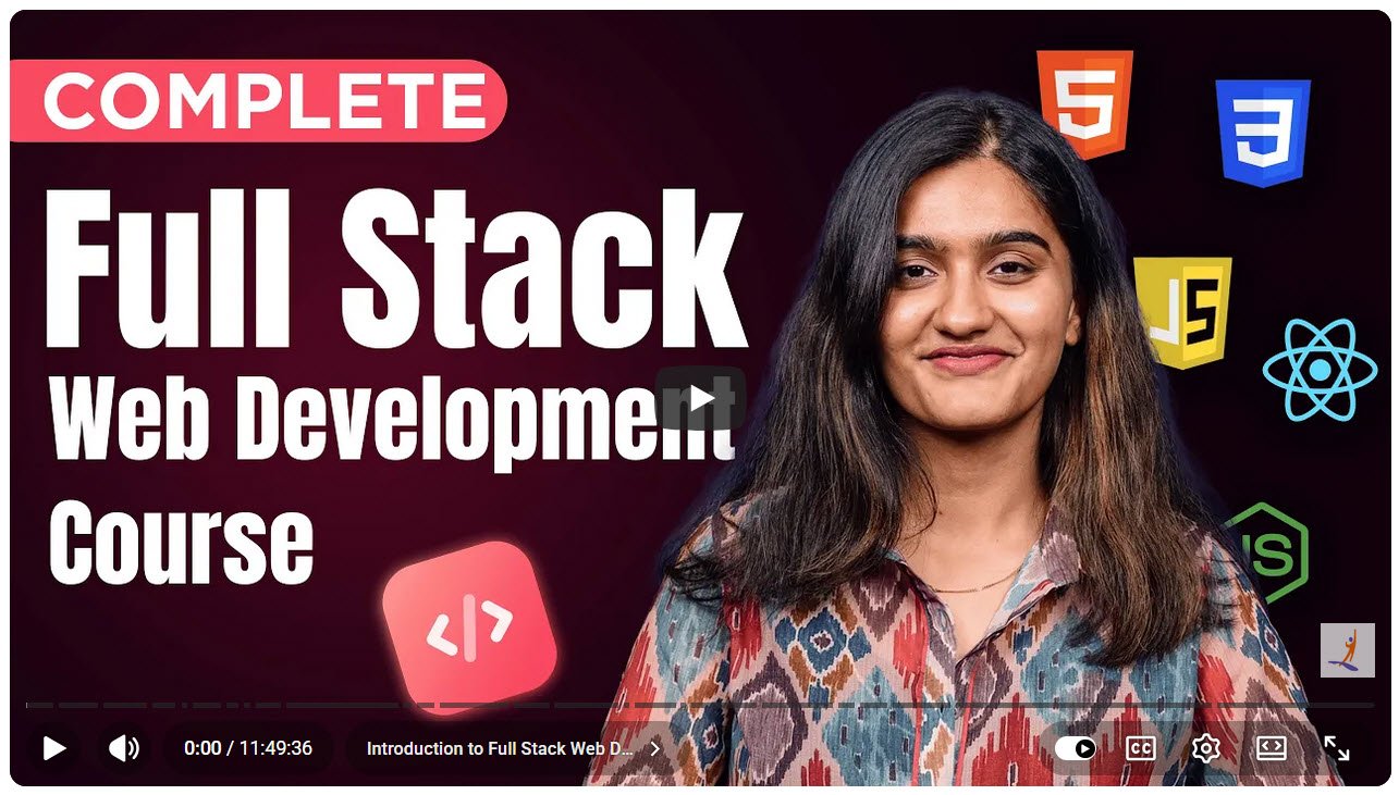 Full Stack Web Development Course 2025