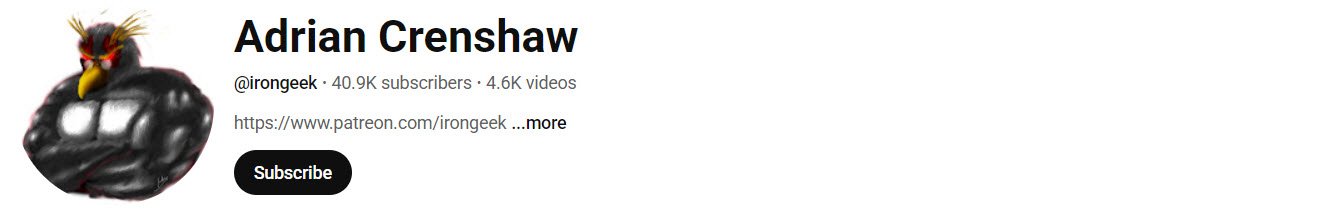 Adrian Crenshaw (IronGeek)
