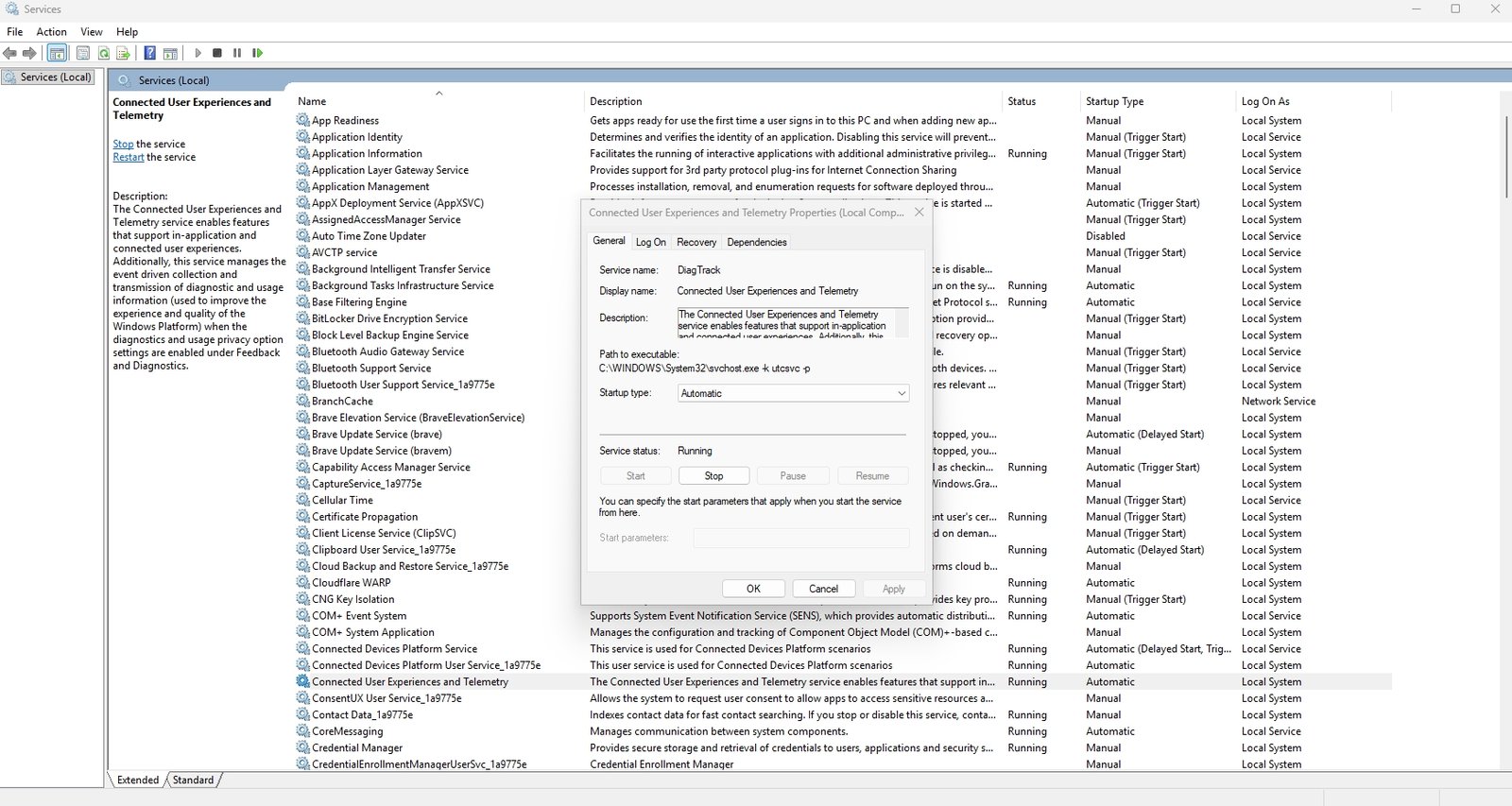 connected user experiences and telemetry