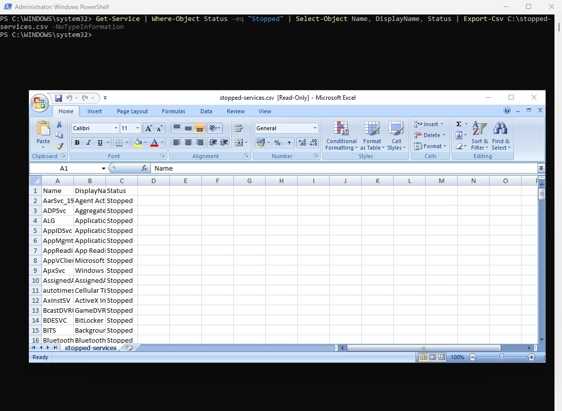 Powershell Commands howsnip