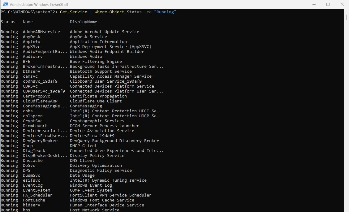 Powershell Commands howsnip