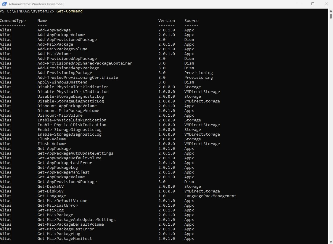 Powershell Commands howsnip