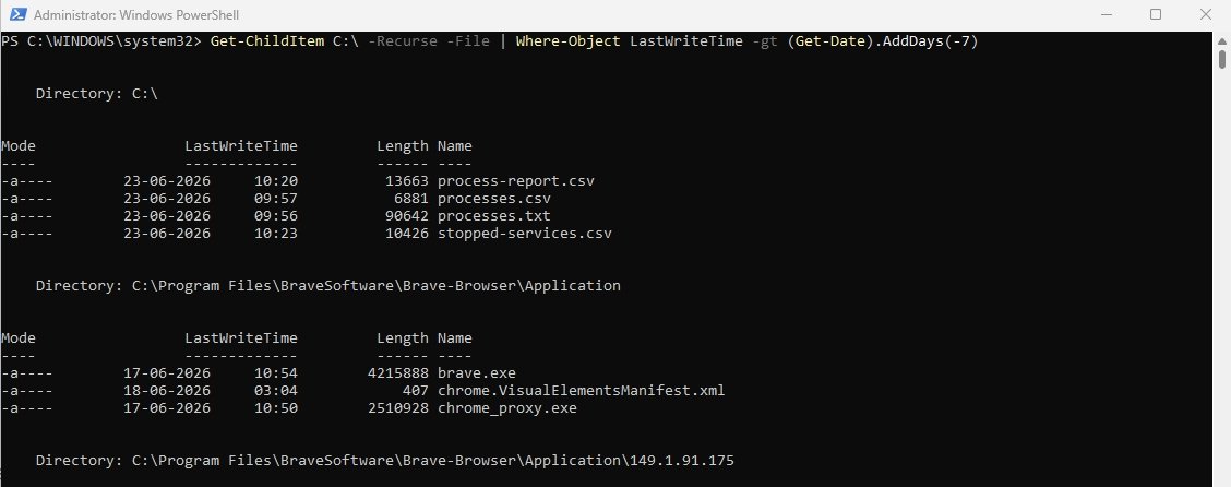 Powershell Commands howsnip
