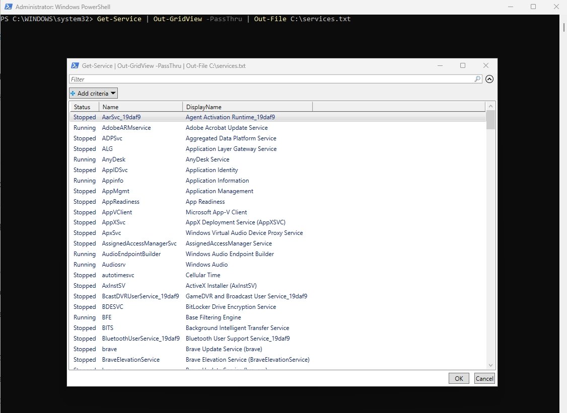 Powershell Commands howsnip