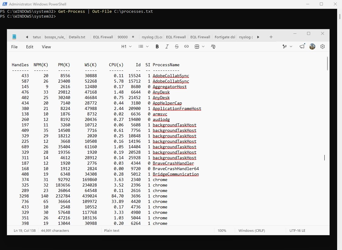 Powershell Commands howsnip