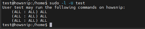 Add User to sudoers