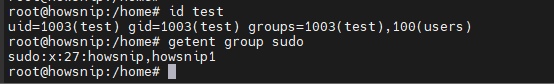 Add User to sudoers