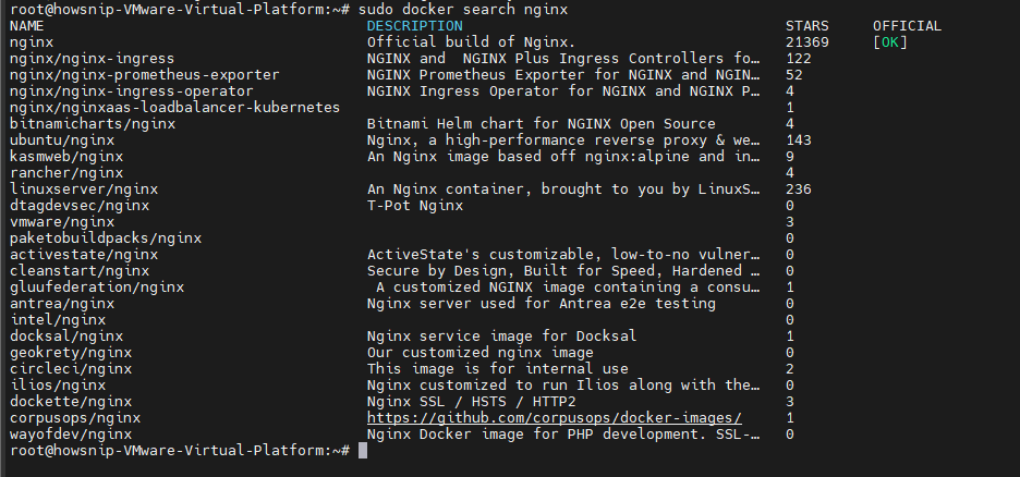 Docker Commands Howsnip