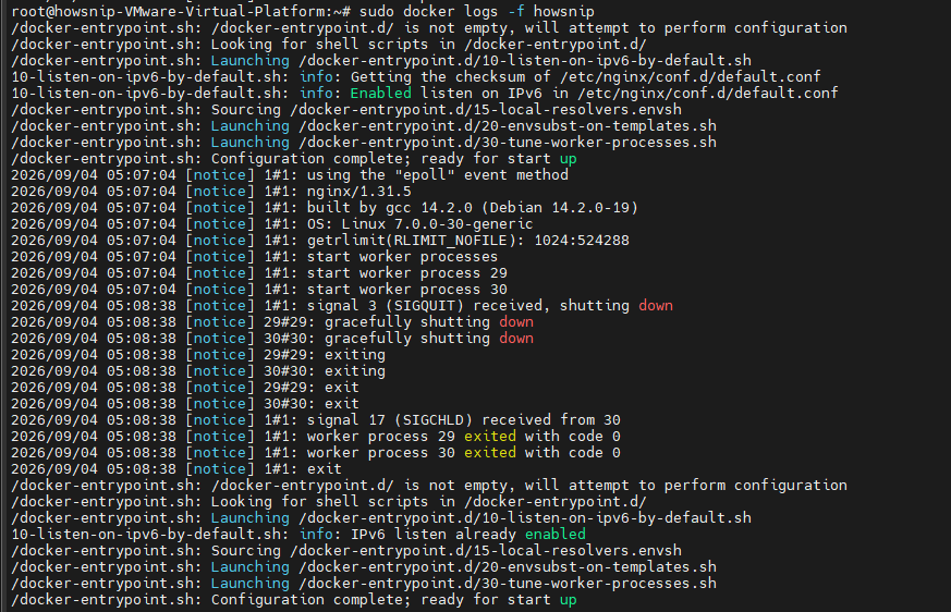 Docker Commands Howsnip