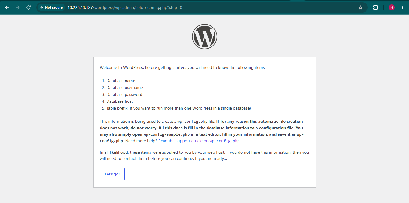 Install WordPress Linux Howsnip