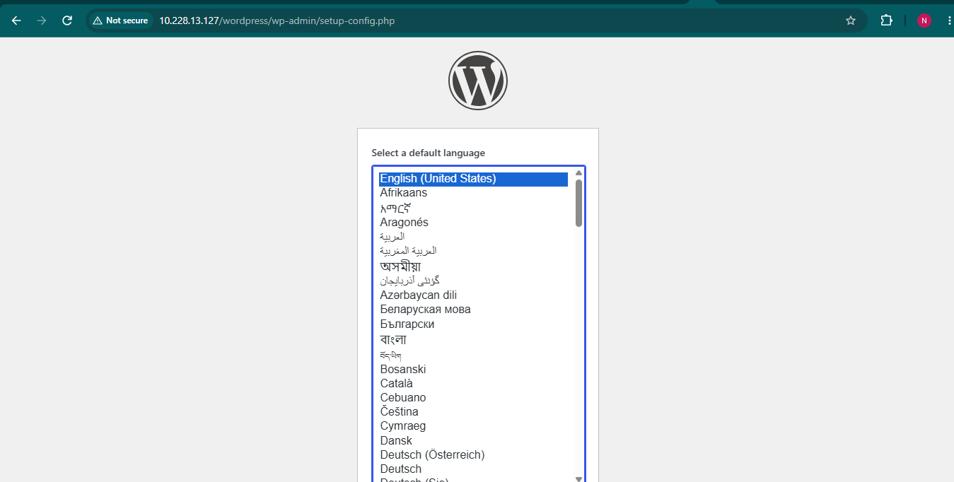 Install WordPress Linux Howsnip