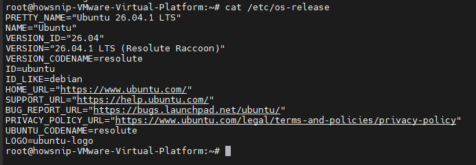 Linux Version Howsnip