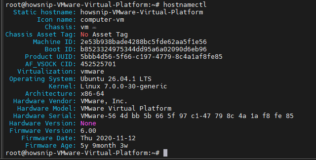 Linux Version Howsnip