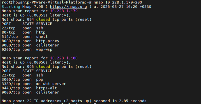 Nmap Network Scanning Howsnip