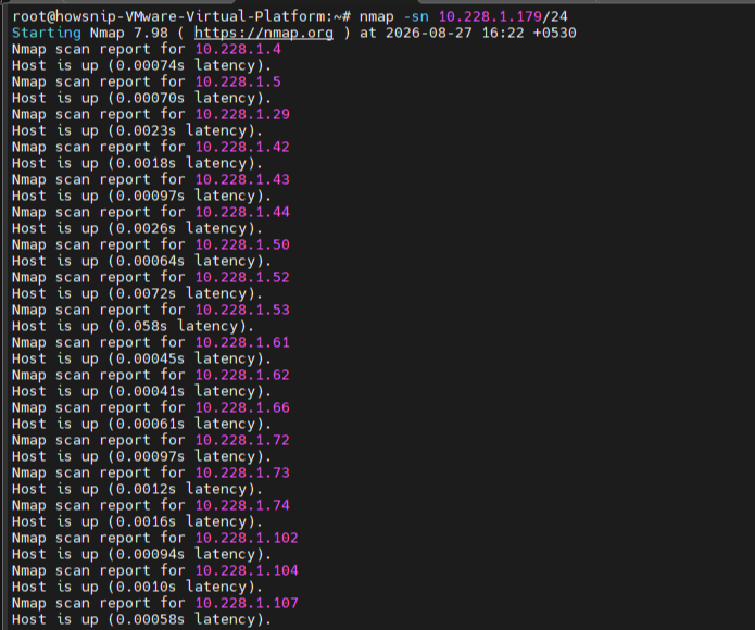 Nmap Network Scanning Howsnip