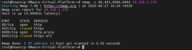 Nmap Network Scanning Howsnip