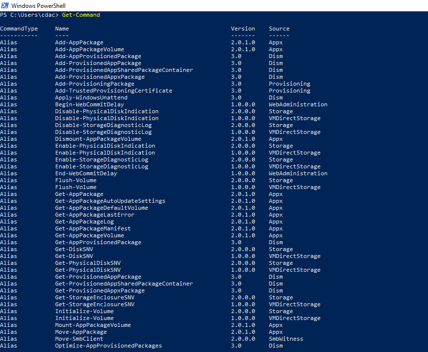 Powershell commands_Howsnip