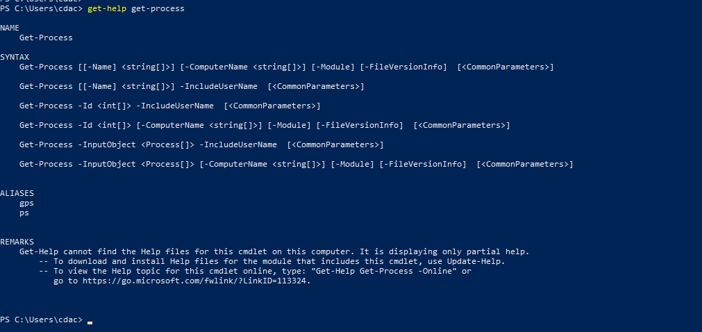Powershell commands_Howsnip