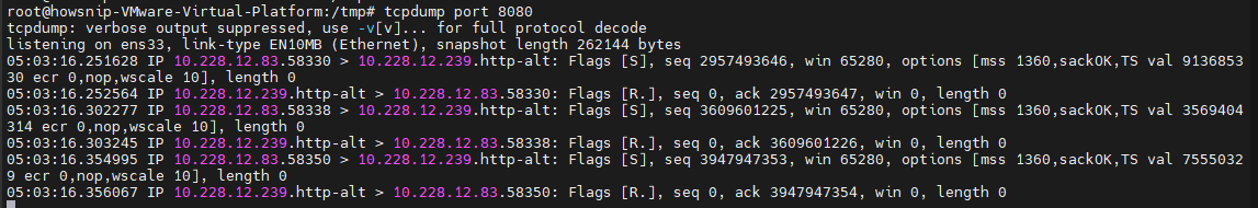 TCPDump Commands Howsnip