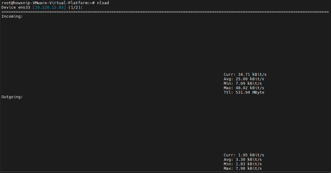 Ubuntu Server Resource Monitoring