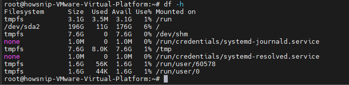 Ubuntu Server Resource Monitoring