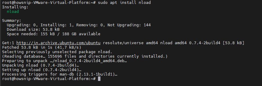 Ubuntu Server Resource Monitoring