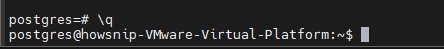 Ubuntu_PostgreSQL_Howsnip