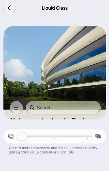 liquid glass iphone