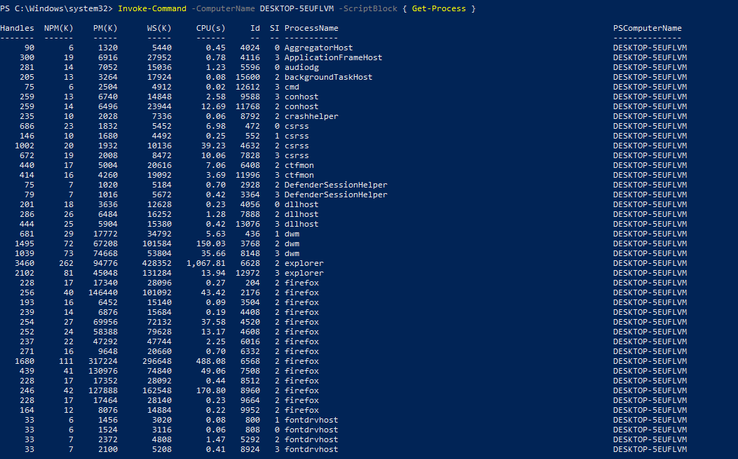 18 Powershell Commands