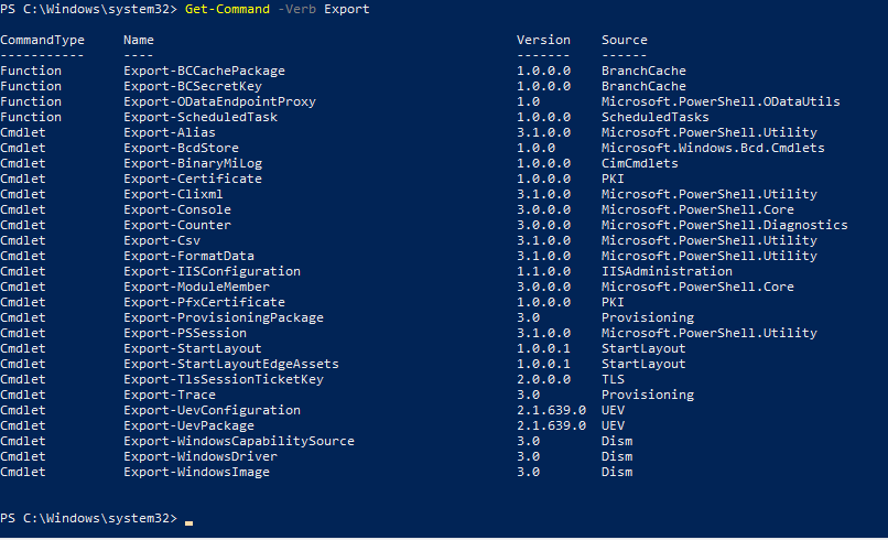 18 Powershell Commands