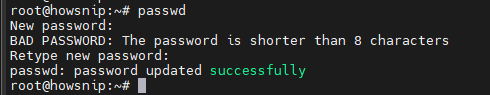 Linux Commands Howsnip