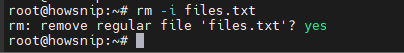 Linux Commands Howsnip