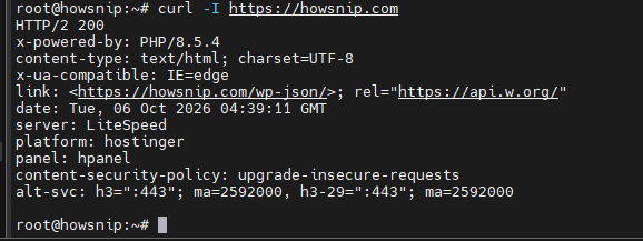 Linux Commands Howsnip