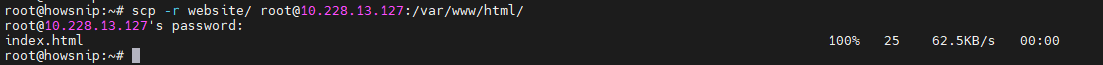 Linux Commands Howsnip