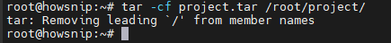 Linux Commands Howsnip