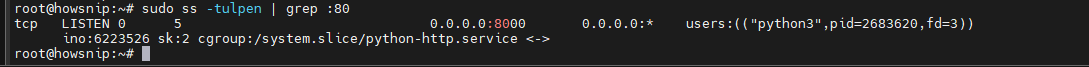 Linux Commands Howsnip