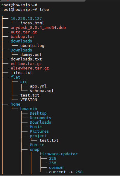 Linux Commands Howsnip