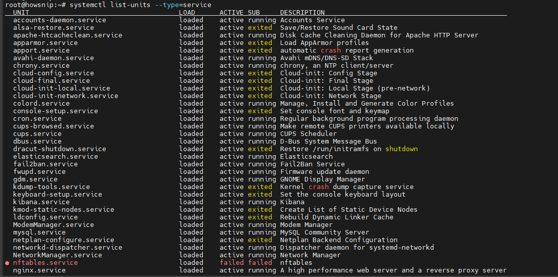 Linux Commands Howsnip